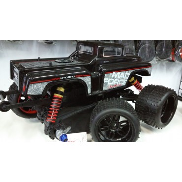 PAR DE RODAS E PNEUS SINTEC MONTADOS MONSTER OFF ROAD 17mm PRETA MAD FORCE MAD S139 P